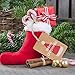 Coogam 50 Pack Brown Kraft Paper Christmas Gift Tags with Twine String Tie on Smooth for Writing - 5 Designs for DIY Xmas Holiday Present Wrap Stamp and Label Package Name Card