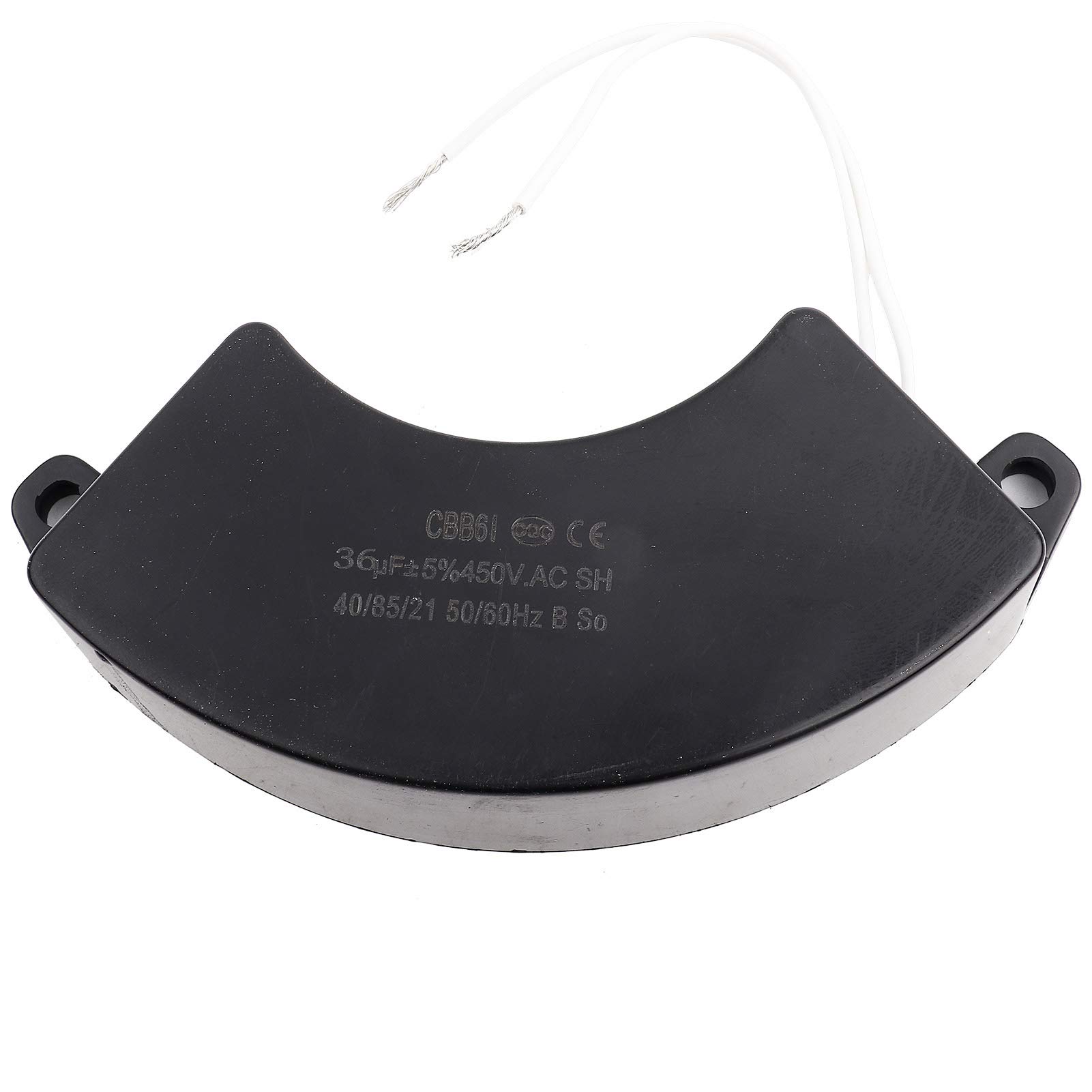 YWBL-WH Capacitor CBB61 450V,36uf 50/60Hz Dual Lead Oval Aluminium Generator Capacitor