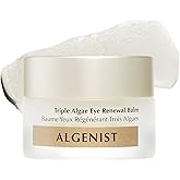 Algenist Triple Algae Eye Renewal Balm - Hydrating Vegan Eye Cream with Caffeine, Alguronic Acid & Peptides to Help Reduce Dark Circles, Puffiness, Fine Lines & Wrinkles - Travel Size (0.5 oz)