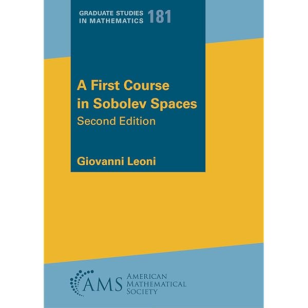 Amazon.com: A First Course in Sobolev Spaces: Second Edition