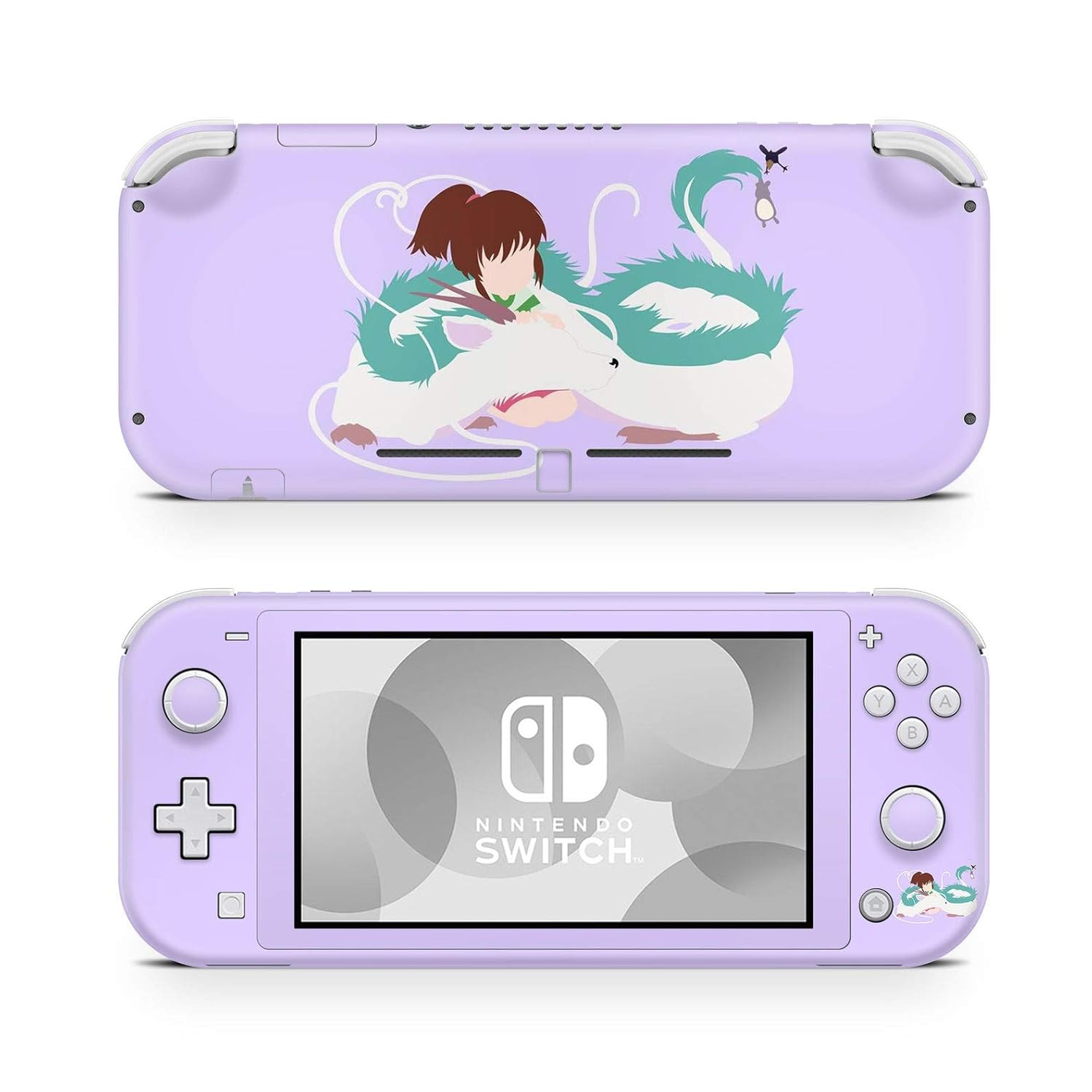 Amazon Com Switch Lite Skin Decal Stickers By Zoomhitskins Same Decal Quality For Cars Cute Ghibli Spirited Away Chihiro Haku Anime High Quality Durable Bubble Free Goo Free Made In Usa Video Games