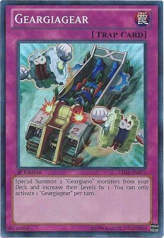 Yu-Gi-Oh! - Geargiagear (LTGY-EN077) - Lord of the Tachyon Galaxy - 1st Edition - Super Rare
