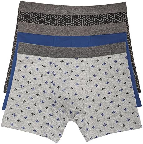 Basic Outfitter's Men's 3Pk Honeycomb Boxer Brief Large