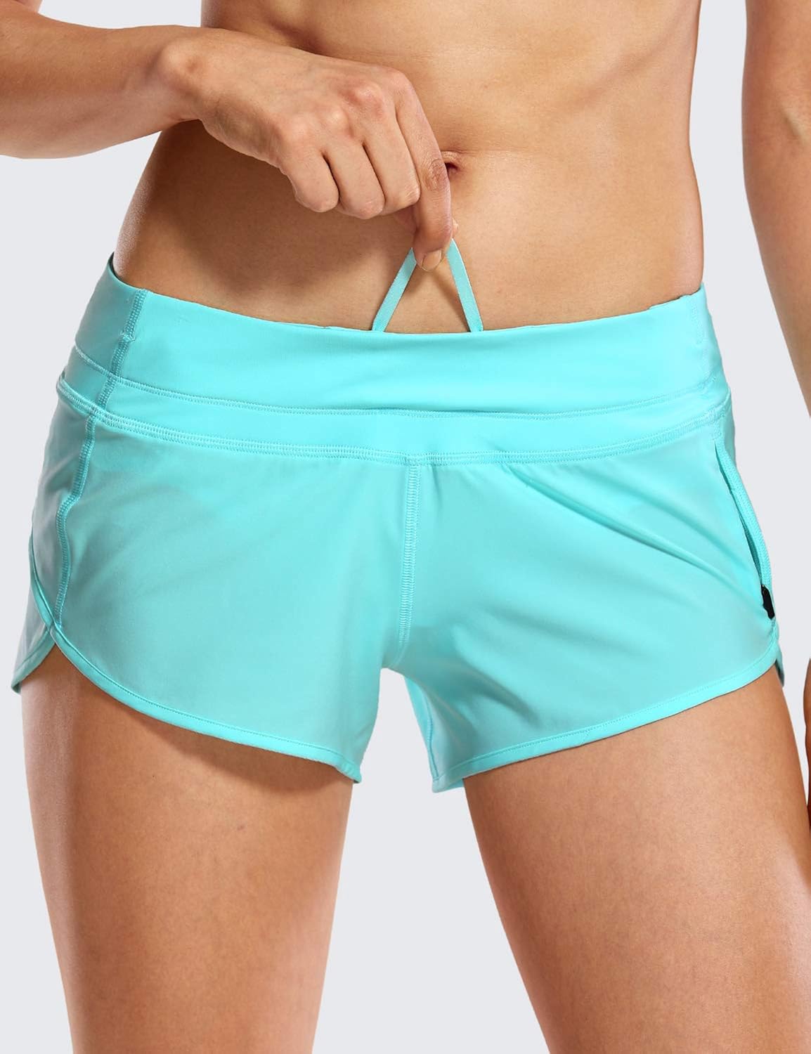 CRZ YOGA Women's Quick-Dry Workout Sports Active Running Shorts - 2.5 Inches: Clothing