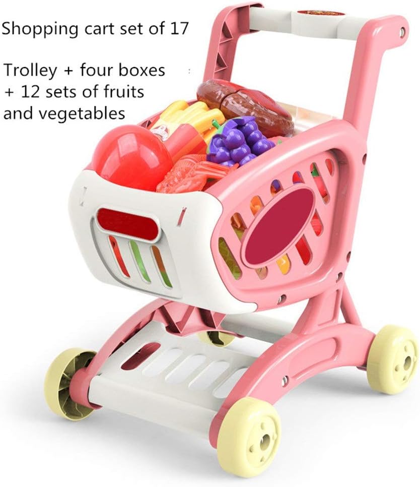 toy shopping trolley with doll seat