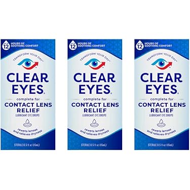 Amazon Best Sellers: Best Contact Lens Rewetting Drops