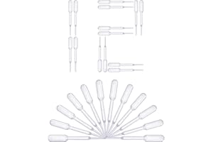 EKIND Plastic Squeeze Transfer Pipettes Suitable for Cupcakes Decoration,Pigment Extraction, Party,Pet Feeding, DIY Creation 