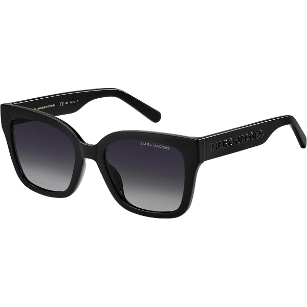 Marc Jacobs MARC 658/S Women’s Square Sunglasses with Case - Black Marc Jacobs Marc 658/S Square Sunglasses | Fashion Eyewear main image 3