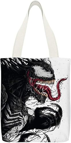 Amazon トートバック 帆布 レディース 手提げ 軽量 軽い 人気 Venom キャンパス メンズ 男女兼用 トラベルバッグ 機内持ち込み キャリーバッグ 旅行バッグ ママバッグ トートバッグ