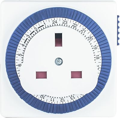 Status Timer Switch Square 24 Hour Segment UK Plug S24HRSQT4 Mechanical