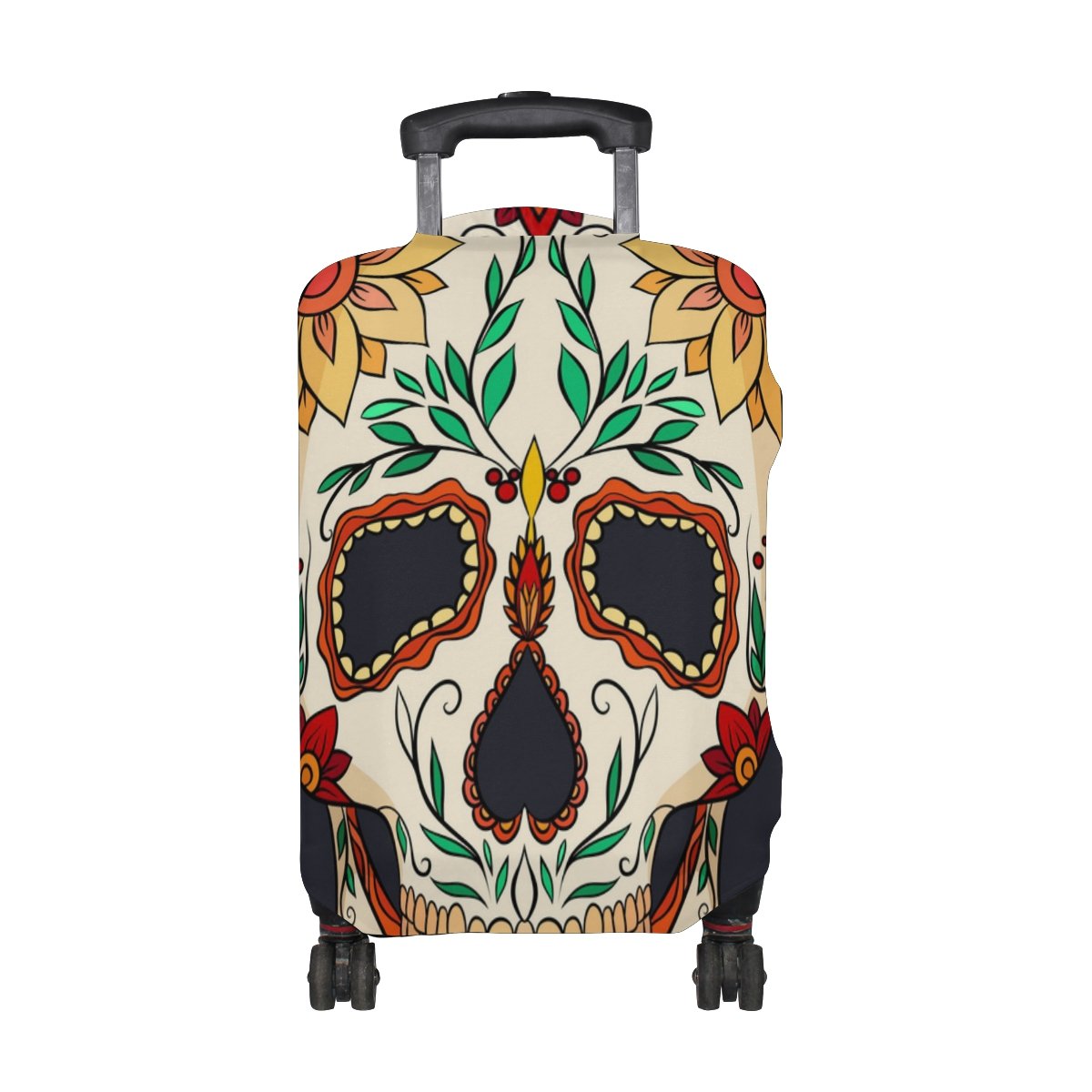 sugar skull carry on luggage