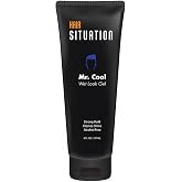Hair Situation Mr. Cool Wet Look Strong Hold Hair Gel for Men, 8 Fl Oz | Strong Hold, Styling Gel