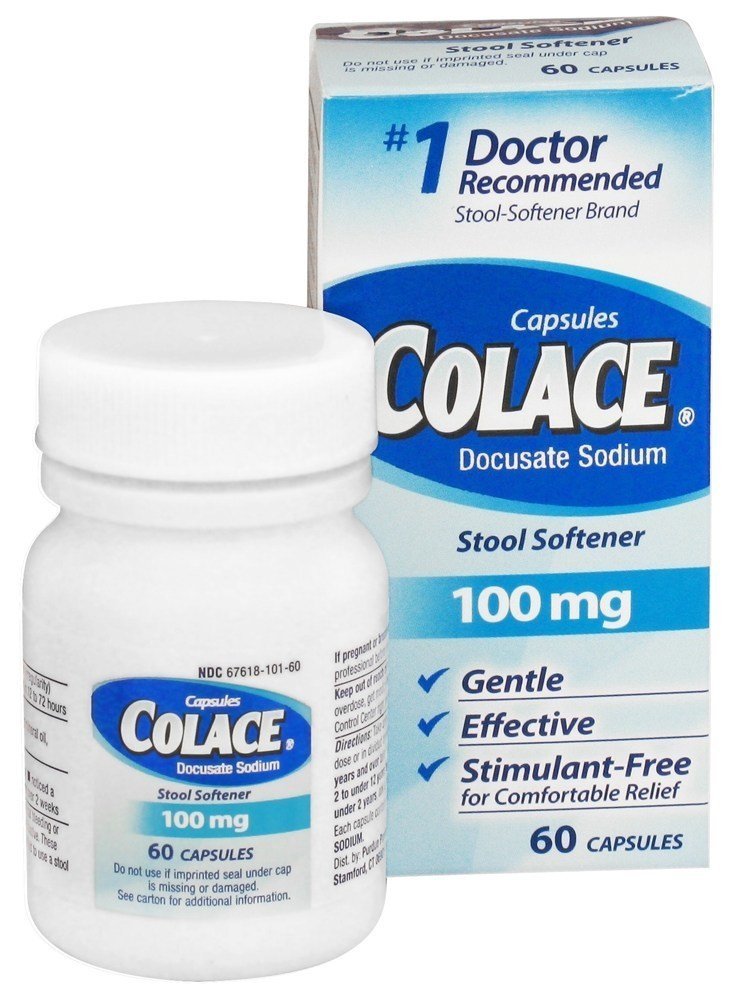 Colace Docusate Sodium Stool Softener 100mg Buy Online In Mongolia At Mongolia Desertcart Com Productid 63673440