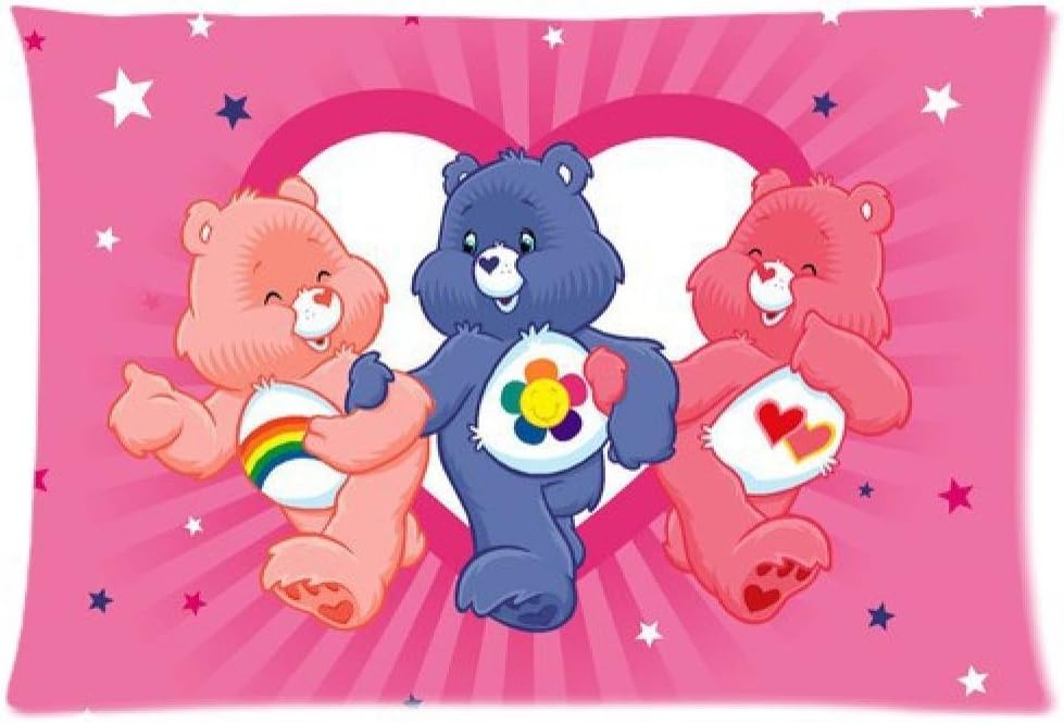 Ulive Anime Dakimakura Pillow Case Care Bear Hugging Pillowcase 20X30 Inch 2 Sides by Ulive494