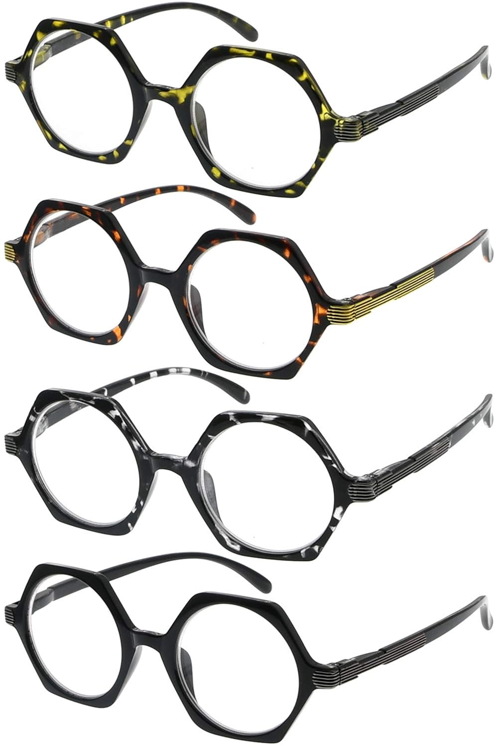 Buy Eyekepper 4 Packing Vintage Design Glasses for Women Reading