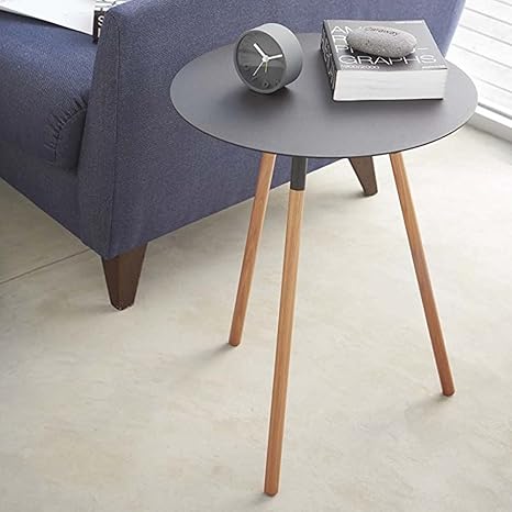 Amazon サイドテーブル 木製 おしゃれ テーブル 幅30 丸 丸型 円形