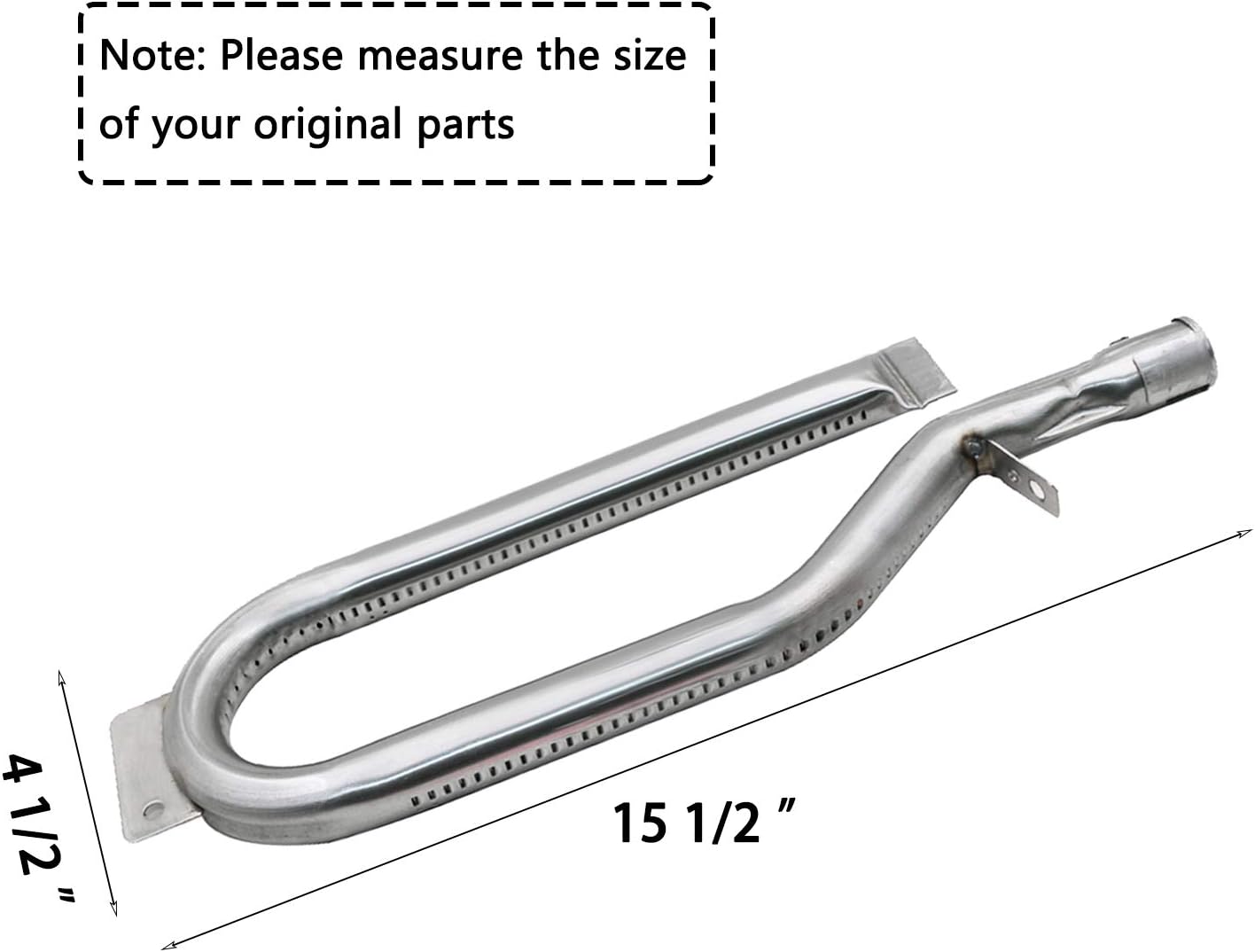 Hisencn Grill Repair Kit Replacement for Members Mark BQ05046-6, BBQ Pro BQ05041-28, BQ51009, Sam's Club, Outdoor Gourmet Gas Grill Models, Stainless Steel Pipe Burner Tube, Heat Plate Tent Shield : Garden & Outdoor