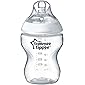 Tommee Tippee Closer to Nature Baby Bottle, Anti-Colic, Breast-like Nipple, BPA-Free - Slow Flow, 9 Ounce (1 Count)