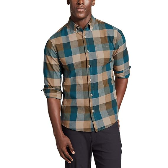 eddie bauer slim fit flannel