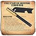 PBL Ferrocerium Flint Fire Starter Survival Ferro Rod Made by Steve Kaeser Since 1989thumb 1
