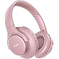 KVIDIO Bluetooth Headphones Over Ear, 65 Hours Playtime Wireless Headphones with Microphone,Foldable Lightweight Headset with Bass and Stereo Sound