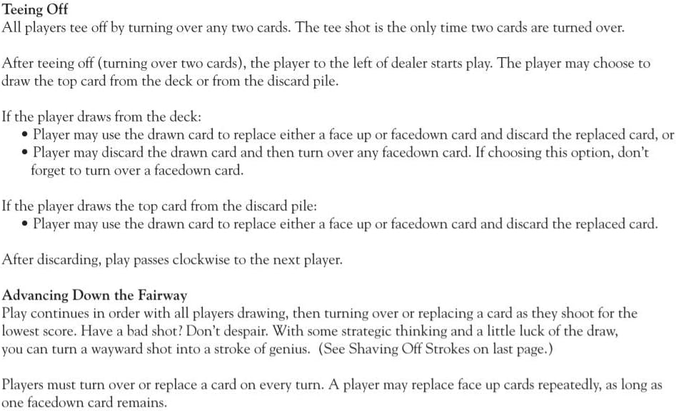 Play Nine - The Card Game of Golf!: Toys & Games