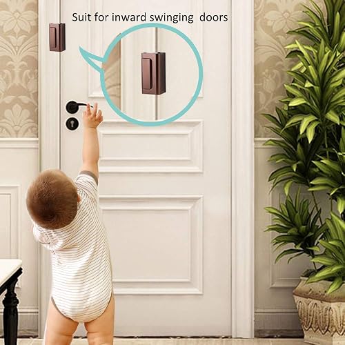 thumbnail image 2 of Aluminum Door Reinforcement Lock – Silver, Sliding/Barn/Security Door – Child Proof Home Security 2 of 5