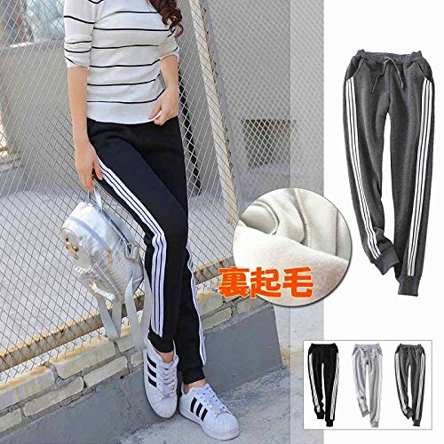 モダンファッションスタイル 最高の裏起毛 ジャージ パンツ レディース