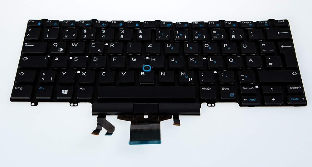 Dell Latitude E7280 Notebook Keyboard German Backlit 83 Keys KB-2TVV1