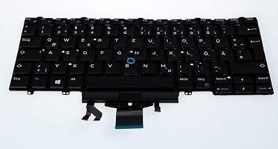 Dell Latitude E7280 Notebook Keyboard German Backlit 83 Keys KB-2TVV1