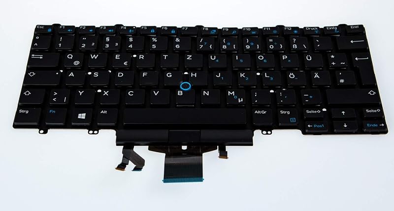 Dell Latitude E7280 Notebook Keyboard German Backlit 83 Keys KB-2TVV1