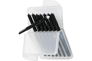 KH HAIKE Hearing Aid Wax Guard Filter, 4 Packs/32 Filters, Compatible with Phonak, Resound, Widex, Black, In-Ear, Rubber, Replaceable Batteries, Button Control