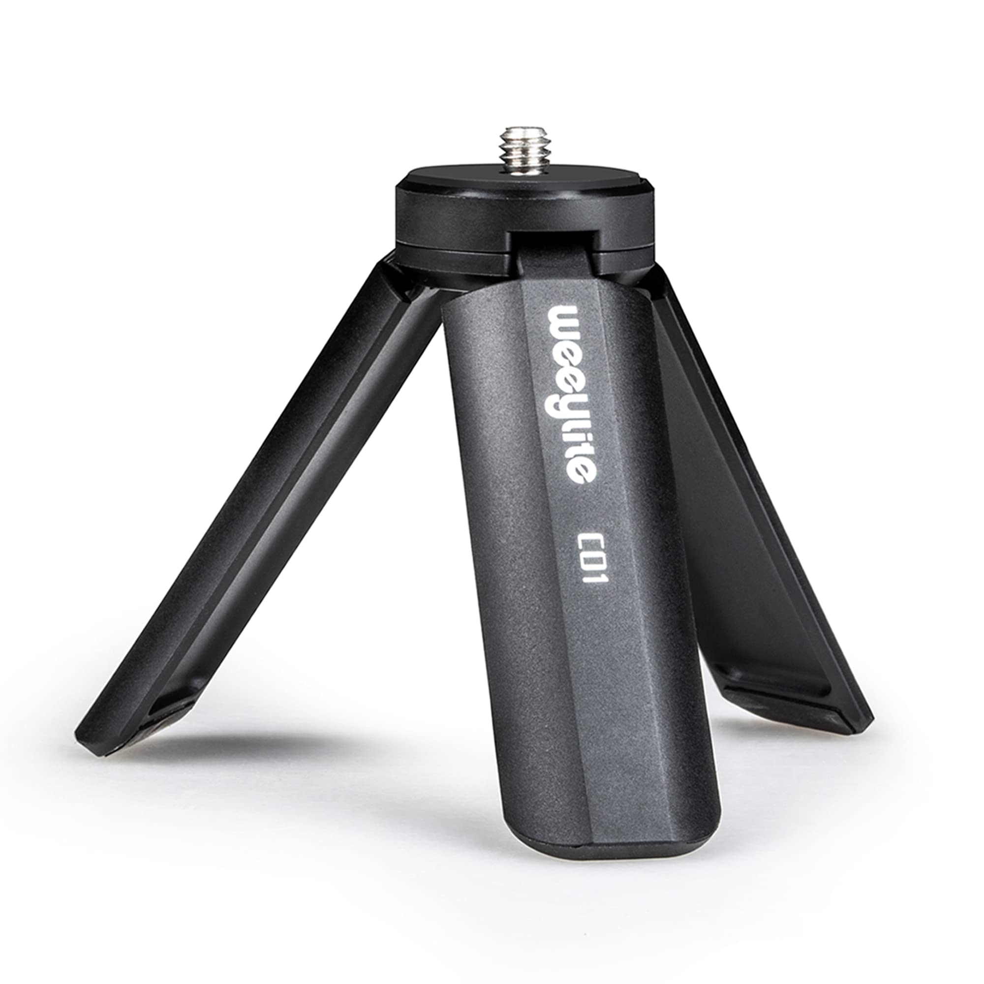 Photo 1 of 1/4 Mini Tripod, Tabletop Desktop Stand Compact Tripod with 1/4" Screw for weeylite K21 Stick Light, S03/S05 Pocket Photo Light, Camera, Smooth 4, Osmo Mobile, Vimble 2, Gimbal Handle Grip Stabilizer