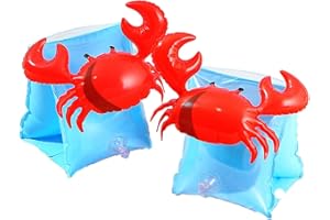 CCINEE Inflatable Arm Bands Crabby Swimming Arm Floats Sleeves Water Wings for Kids Swimming Learners