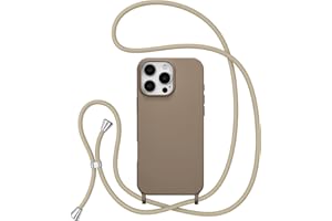 ZTOFERA for iPhone 17 Pro Max Case with Strap,Crossbody Phone Case with Adjustable Neck Shoulder Lanyard,Soft Silicone Shockp