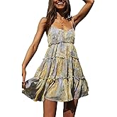 Yazinie Floral Dress for Women Cute Summer Dresses for Women 2026 Flower Dresses Mini Dress