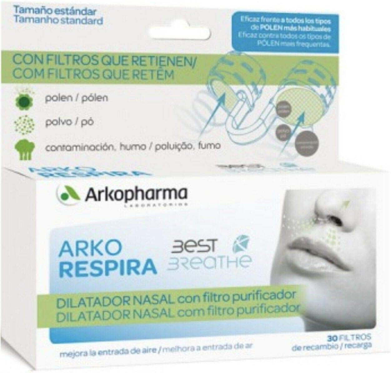 Arkopharma arkorespira best breathe nasal dilator + 30 purifying nasal filters Health Care Lovers