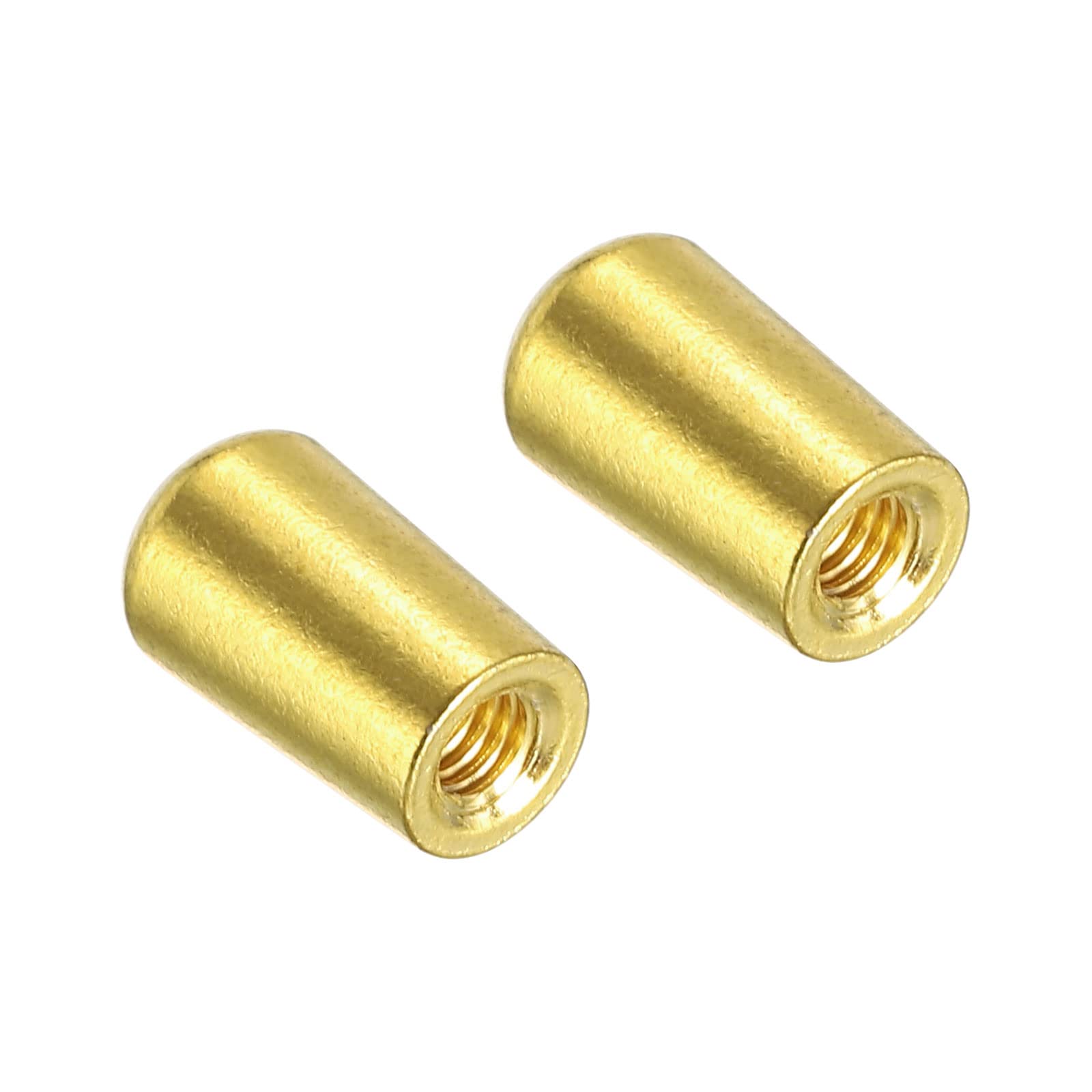 PATIKIL Metal Guitar 3 Way Toggle Switch Tip Switch Knob Cap M4 for Electric Guitar Parts Accessories Gold 2pcs