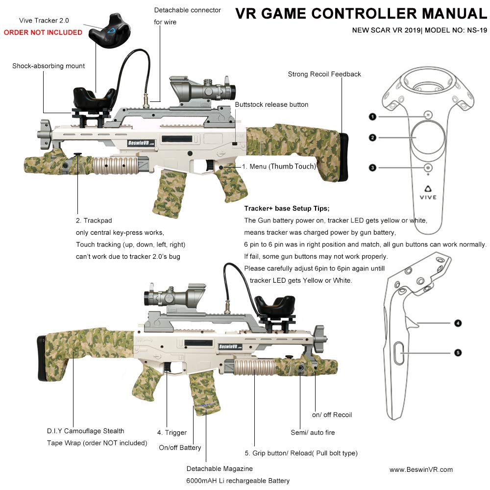 zero caliber vr controls