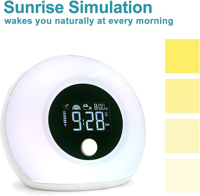 nursery clock night light