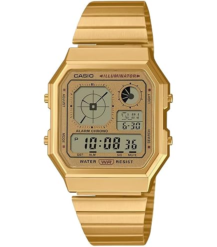 CASIO A519WGE ゴールド デジタル腕時計 Amazon.com: Casio A500WGA-9D Men's Vintage Collection Gold Tone