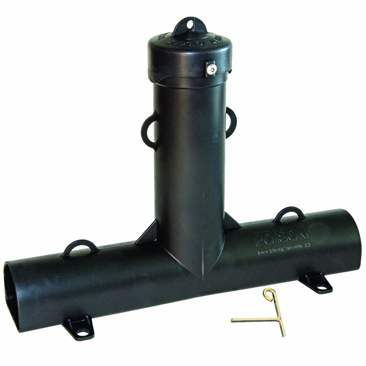 Top Loader Black Plastic Rodent Bait Station – Durable Tamper-Resistant Station for JT Eaton Bait Blocks & Rodenticides