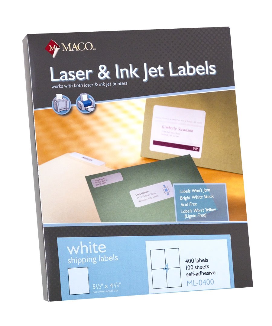Maco Laser And Inkjet Labels Template