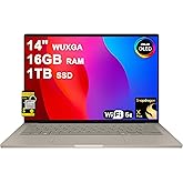 ASUS Zenbook A14 Laptop 14" WUXGA OLED (100% DCI-P3, 600nits HDR) Qualcomm 8-core Snapdragon X Plus (Up to 45 Tops) 16GB DDR5 1TB SSD for Creator Business Professional Win11 ICP Hub w/Copilot+ AI