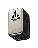 MOMAX Universal Travel Adapter, GaN 100W