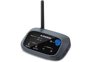 Avantree Oasis Aura – Auracast Transmitter for Assistive Listening, One-to-Many Broadcast for Churches, TV & Public Venues, C