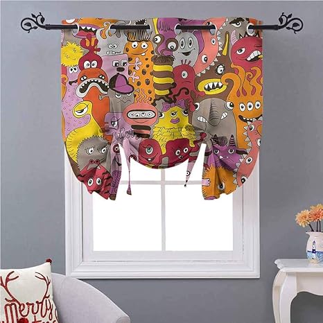 Aishare Store - Cortina para ventana, diseño psicodélico, diseño de