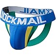 JOCKMAIL Mens Jockstrap Underwear Wide Belt Athletic Supporter Mens Thongs Sport Underwear Jock Strap