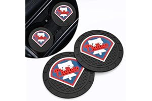 UMLYOP Car Cup Holder Coasters for Baseball Fans,Car Coasters for Car Cup Holder,Baseball Stuffs Car Cup Holder Insert,Souvenir/Gifts for Baseball Fans,Car Cup Mat,2.75''