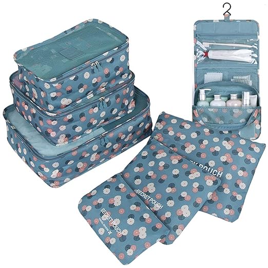 GCBTECH Nylon Reisegepäck Organizer Taschen Kofferorganizer Kulturtasche Kulturbeutel zum Aufhängen Kosmetiktasche Waschtasch